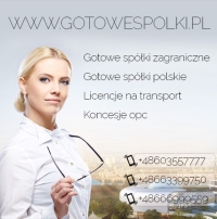 Gotowe spółki z licencją na transport międzynarodowy, spedycję. Wirtualne biuro .Księgowość 603557777