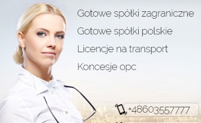 GOTOWA SPÓŁKA Z LICENCJĄ NA TRANSPORT MIĘDZYNARODOWY, SPEDYCJĘ. WIRTUALNE BIURO. KSIĘGOWOŚĆ 603557777